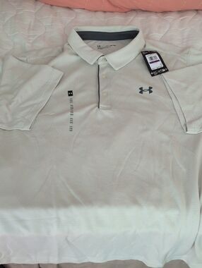 Under Armour Men’s White Performance Polo